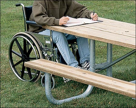 Extra Heavy-Duty Accessible Picnic Table