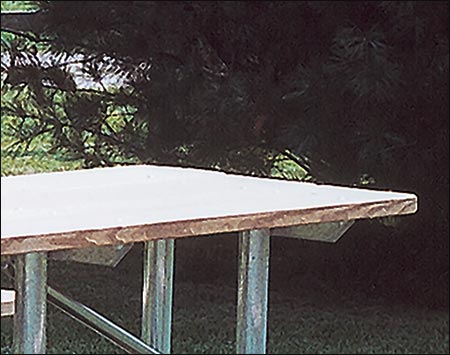 Extra Heavy-Duty Shelter Double Accessible Picnic Table