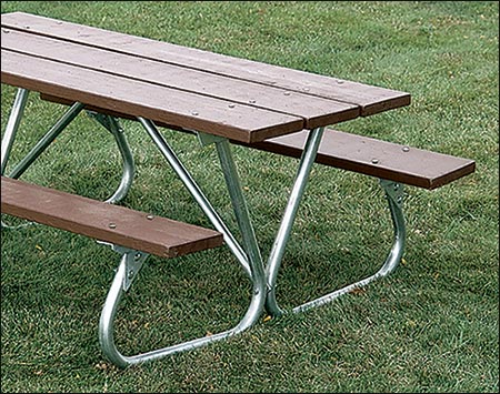 Heavy-Duty Bolt-Thru Picnic Table