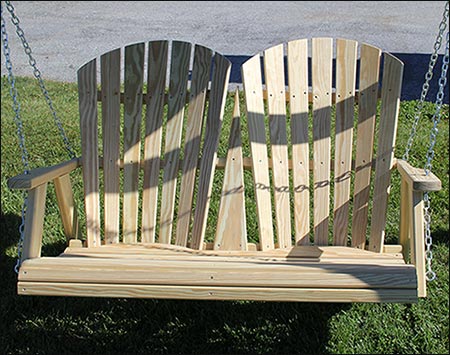 4 Treated Pine Adirondack Swing