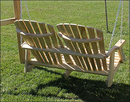 4 Treated Pine Adirondack Swing