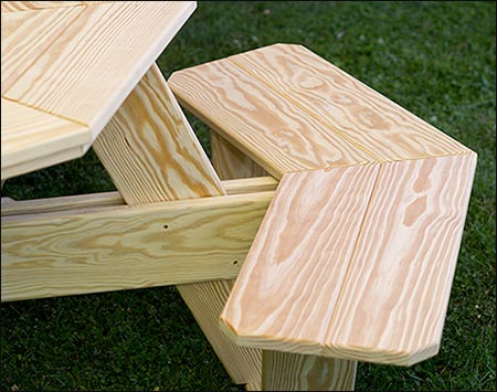 Treated Pine Kids Octagon Picnic Table