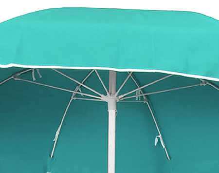 7.5 Octagon Beach Outdura Umbrella w/Manual Lift and No Tilt