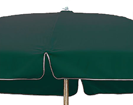 7.5 Octagon Beach Sunbrella Umbrella w/Wood Pole, Pushbutton Lift, and No Tilt