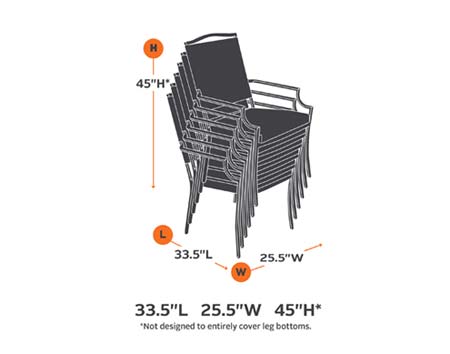Veranda Stackable Chair Cover
