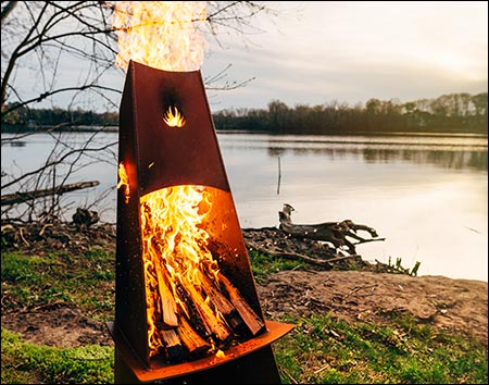 Carbon Steel Volcano Fire Pit