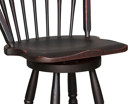 Vintage Windsor Swivel Pub Chair