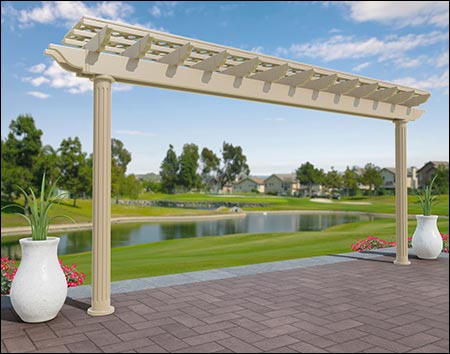 Vinyl In-Line Pergolas