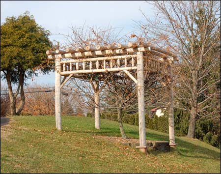 Rustic Garden Pergola