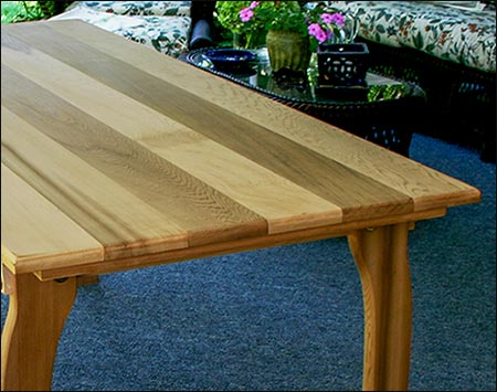 Red Cedar Contoured Picnic Table w/(4) Benches