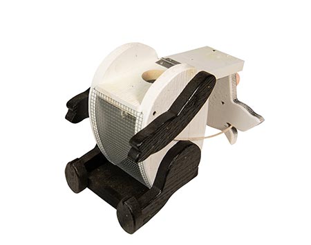 Treated Pine Cow Birdfeeder