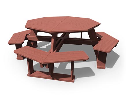 Treated Pine 5 Octagon Picnic Table