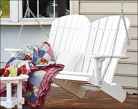 Poly Lumber 4 Pc. Fanback Porch Set