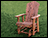 Eastern Red Cedar Glider Chair