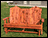 48" Eastern Red Cedar Loveseat Glider