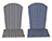 Agora Acrylic Full Adirondack Chair Cushion