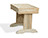 Treated Pine Rectangular End Table