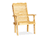 Treated Pine Curve-Back Chair
