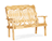 Treated Pine High-Back Heart Garden Bench