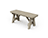 Poly Lumber Dining Bench