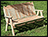 Red Cedar Straightback Garden Bench