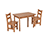 Kid's Rectangular Table w/ 2 Chairs