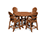 Poly Lumber 5 Pc. Adirondack Bar Set