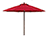 9' Commercial Aluminum & Fiberglass Market Vinyl Umbrella w/ Pulley