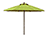 9' Commercial Aluminum & Fiberglass Market Sunbrella Umbrella w/ Pulley