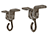 Pair of Stainless Steel Swing Hanging Hooks