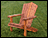 Eastern Red Cedar Adirondack Lounge Chair