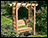 Red Cedar Canterbury Arbor w/Backed Bench