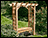 Red Cedar Canterbury Arbor w/Bench