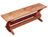 Red Cedar Trestle Bench