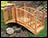 Red Cedar Arched Step Bridge