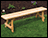 Red Cedar Traditional Bench