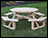 Red Cedar Octagon Walk-In Table