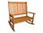 Teak Double Rocker
