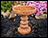 Concrete Sunrise Birdbath
