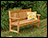 Red Cedar English Garden Bench