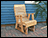 Red Cedar Royal Highback Glider Chair