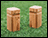 Red Cedar Clover Golf Tee Marker (Set of 2)