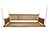 Hardwood Porch Swing Day Bed