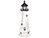 Poly Lumber/Wooden Hybrid Cape Cod Lighthouse Replica with Base