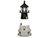Poly Lumber/Wooden Hybrid Oak Island Lighthouse Replica with Base
