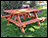 Red Cedar Kid's Picnic Table