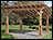 Rustic Red Cedar Santa Barbara Pergola