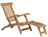 Teak Reclining Steamer