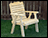 Treated Pine Crossback Patio Chair