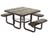 Wheelchair Accessible Square Perforated Table